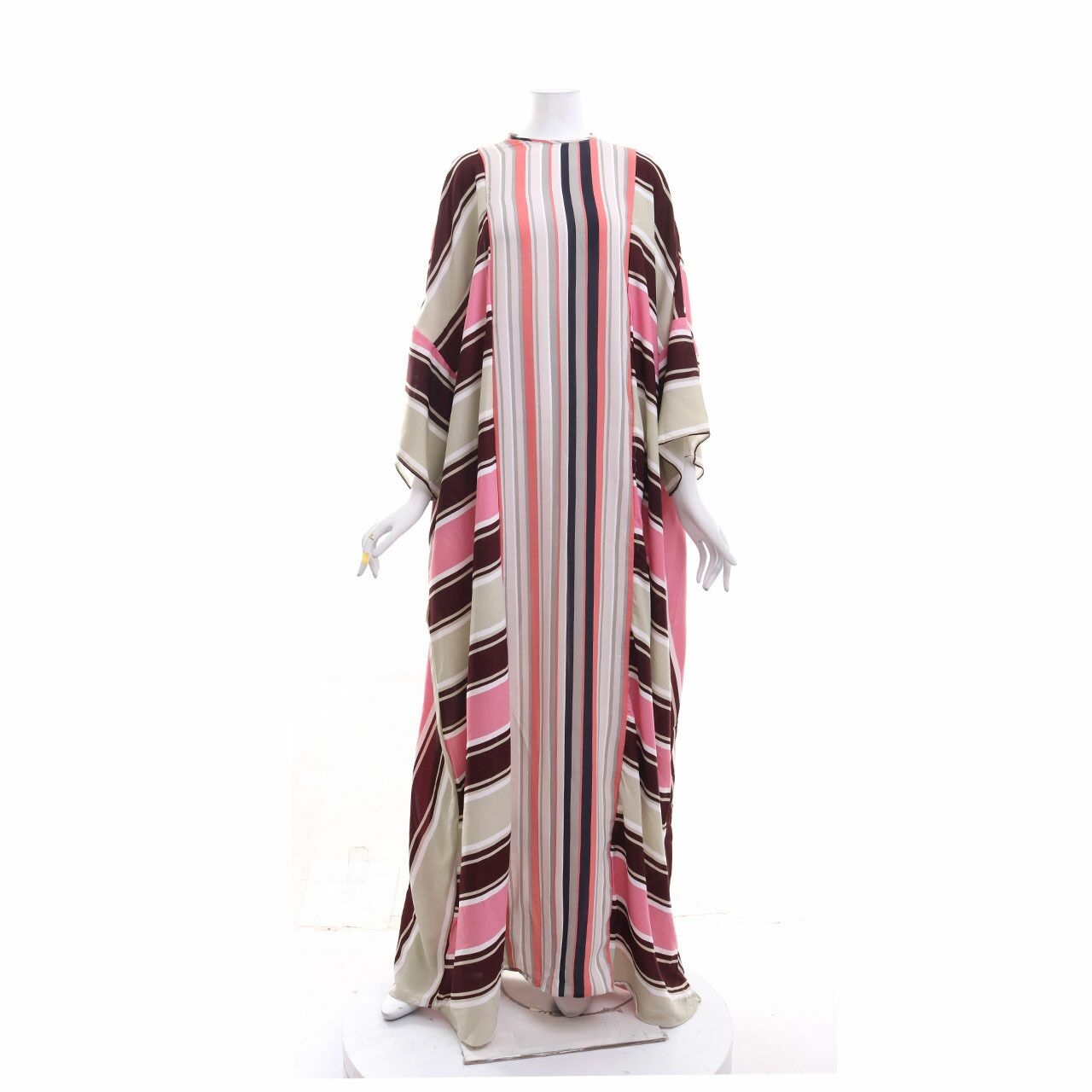 Allea Itang Yunasz Multi Stripes Long Dress