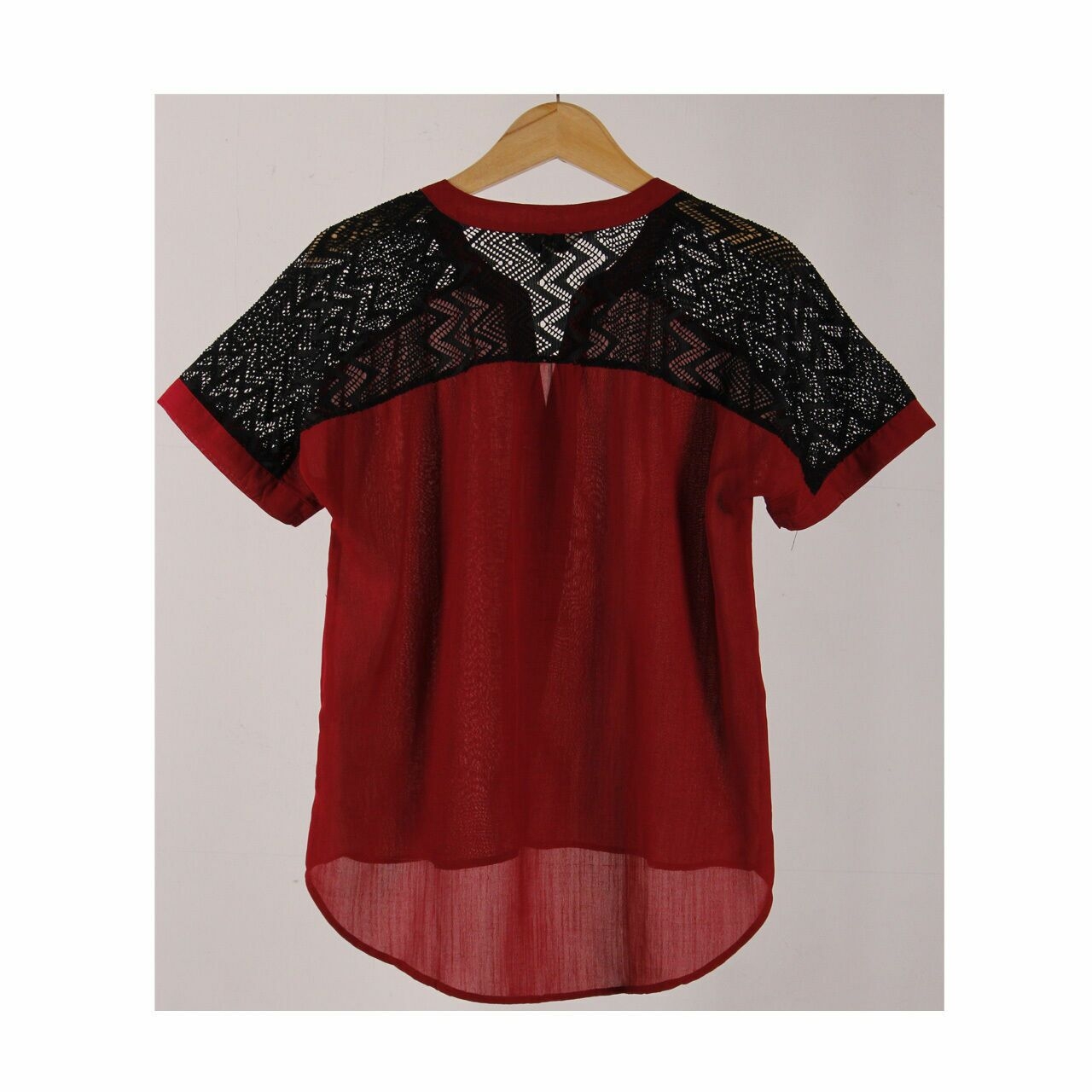 Island Story Black & Red Blouse
