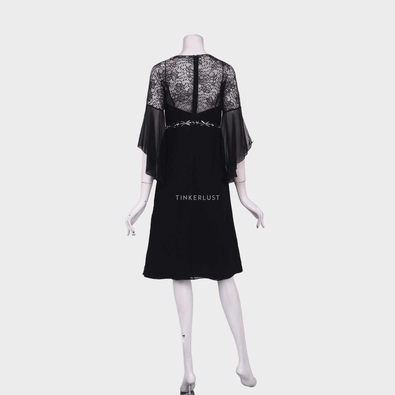 Studio 133 Biyan Black Lace Dress