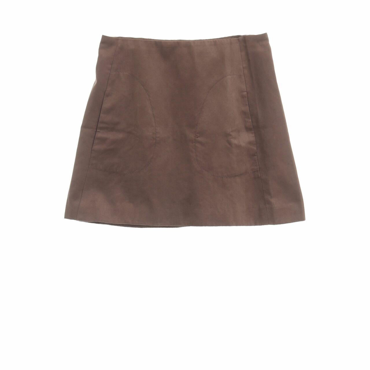 Zara Brown Mini Skirt