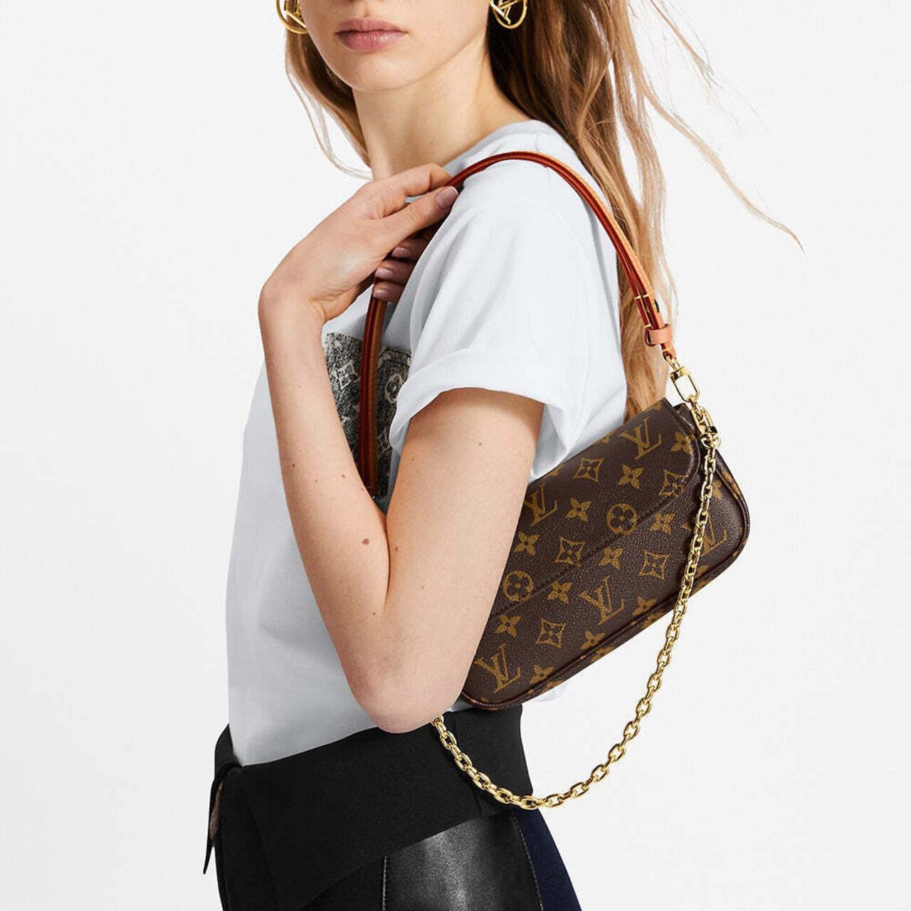 Louis Vuitton Wallet On Chain Ivy Bag Monogram Brown