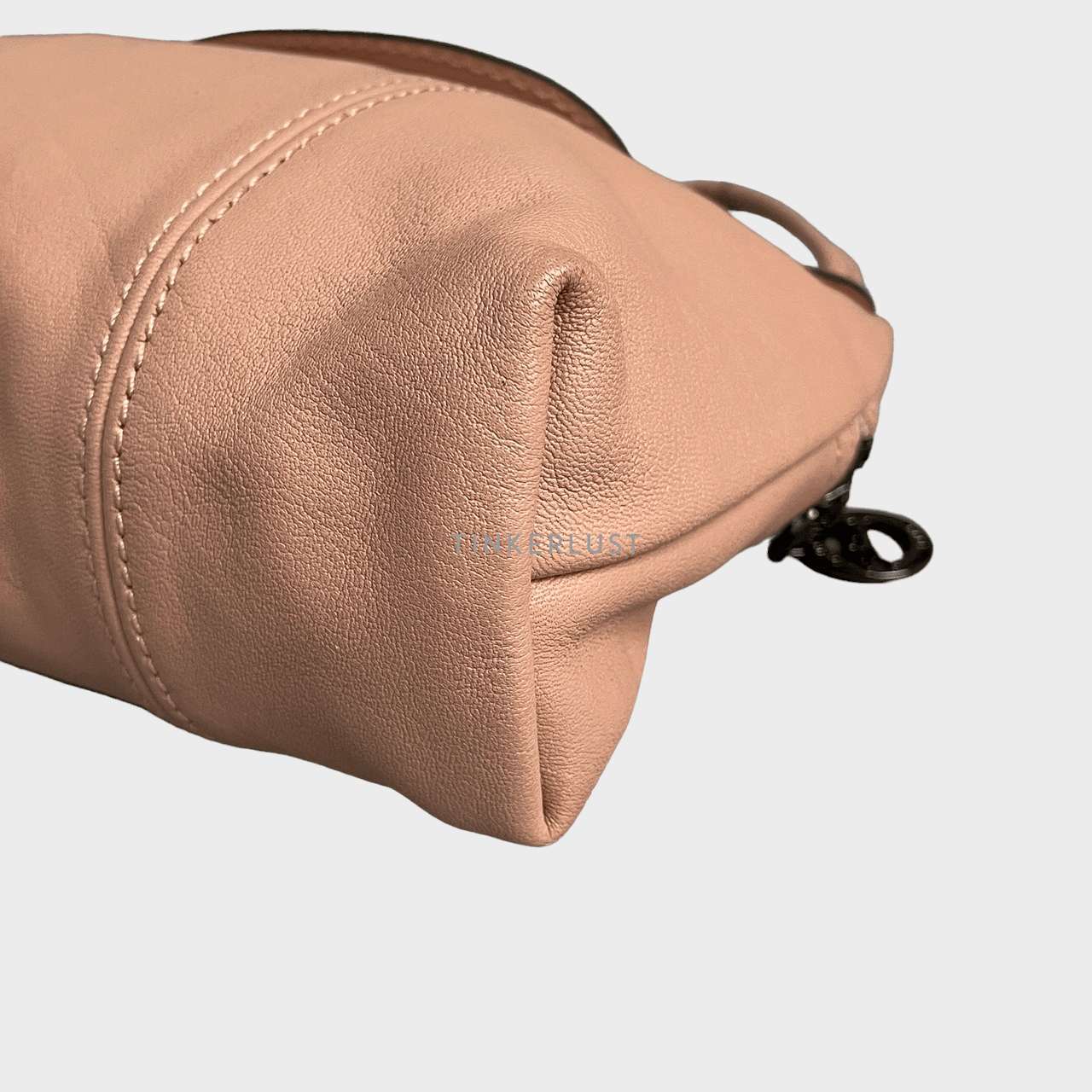 Longchamp Le Pliage Pink Leather Crossbody Bag