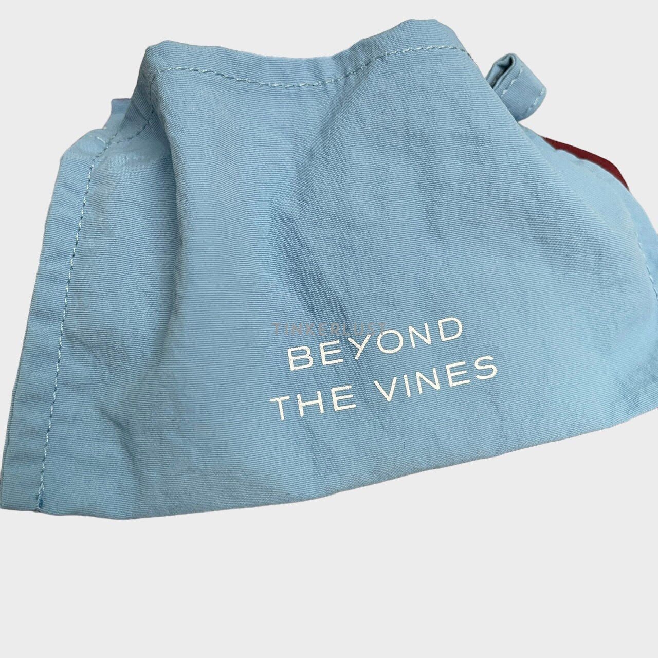 Beyond The Vines Blue & Maroon Micro Dumpling Bag