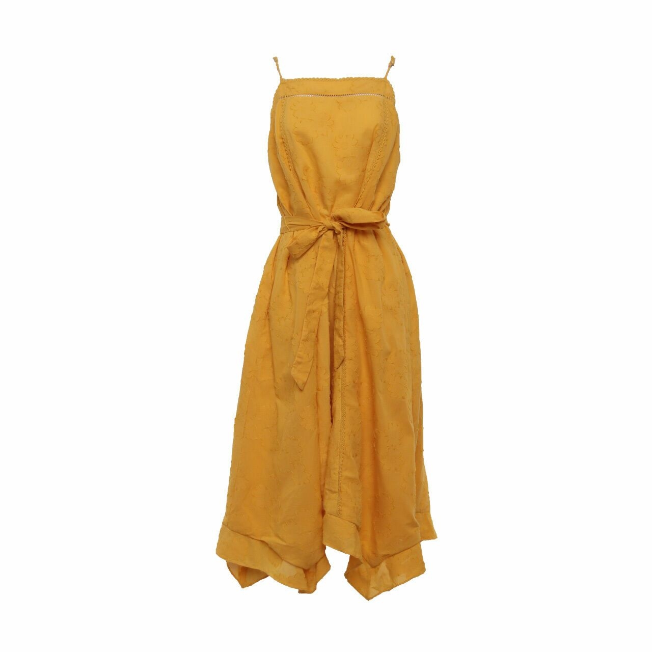 Tularosa Mustard Midi Dress