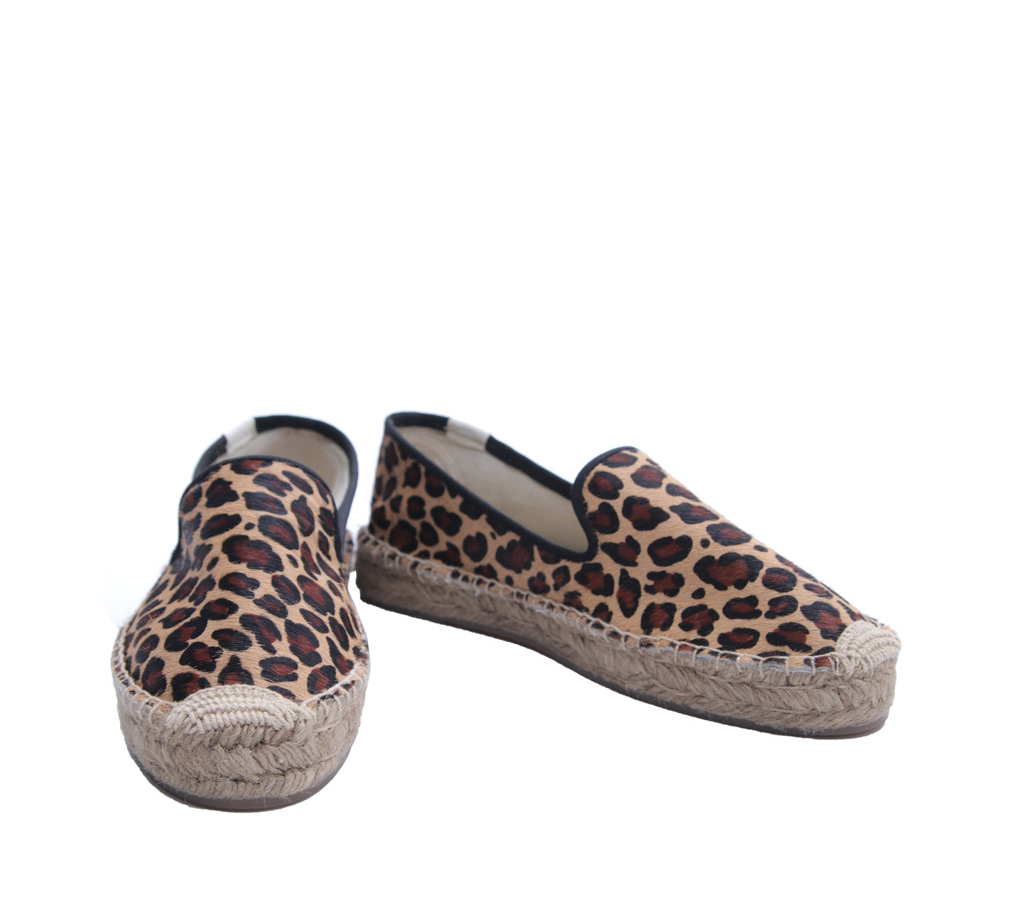 Soludos Brown & Black Leopard Slip OnSneakers