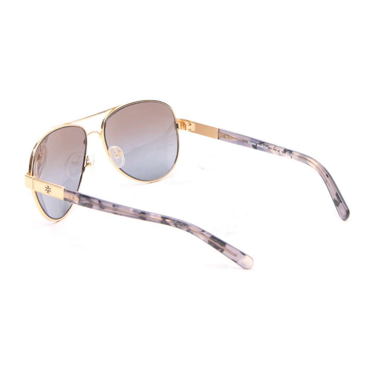 Tory Burch TY6010 Aviator Gold/Brown Sunglasses