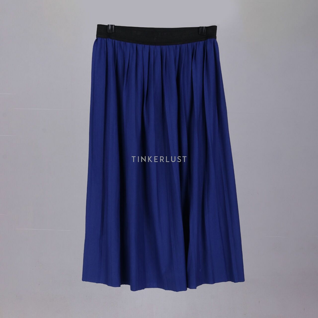 Alowalo Dark Blue Midi Skirt