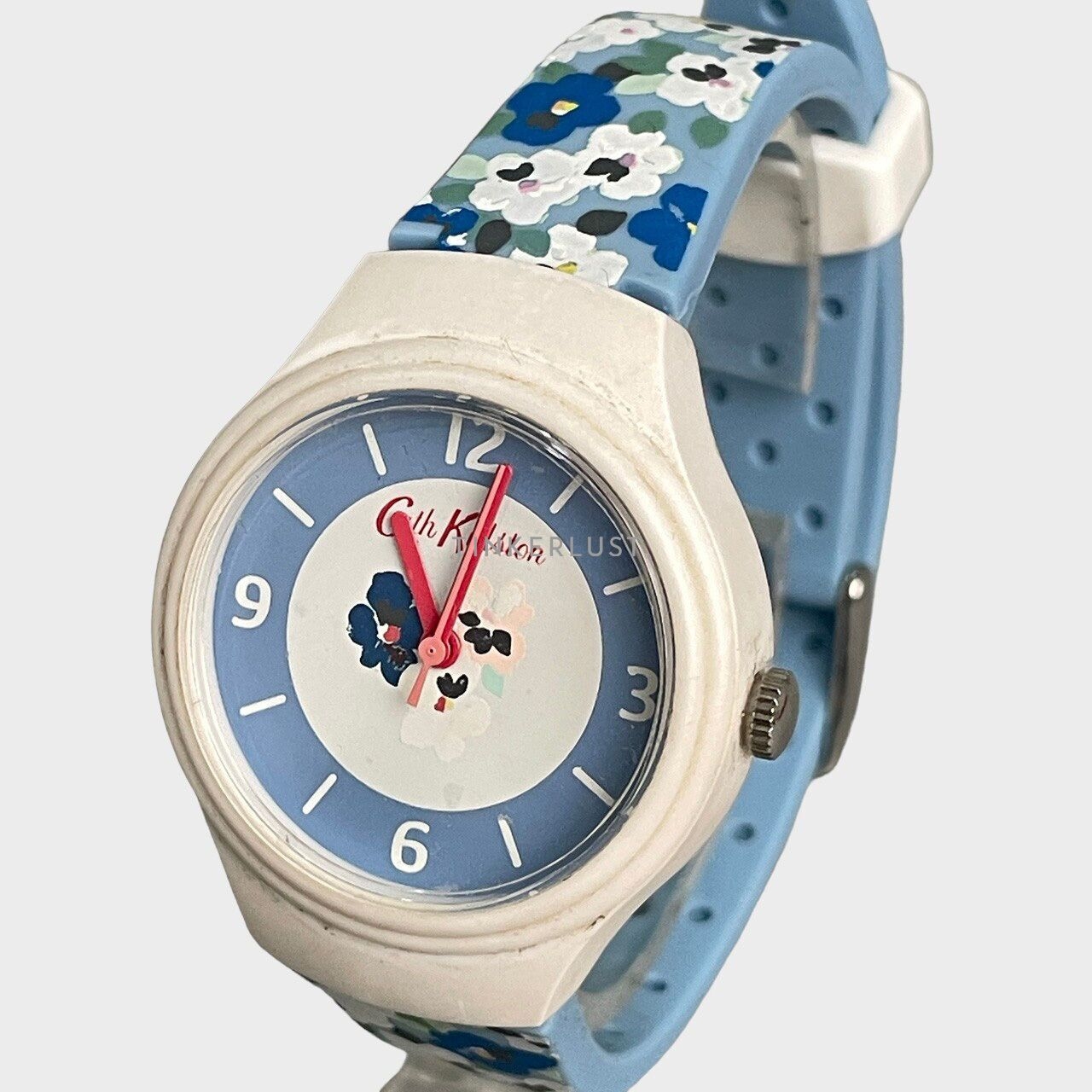 Cath Kidston Blue & White Floral Watch