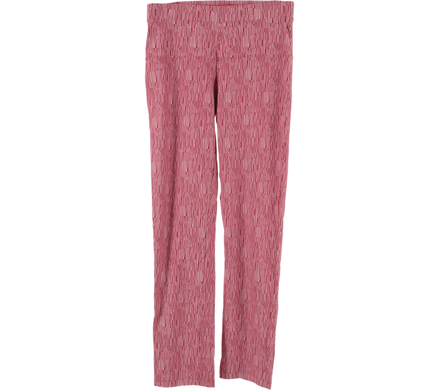 Dauky Red And White Straight Fit Pants