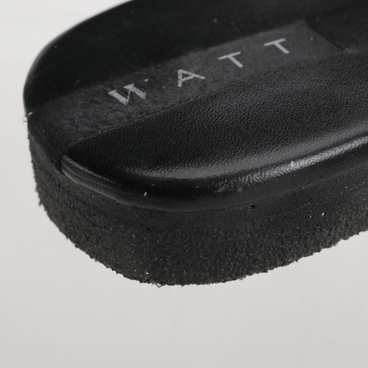 Watt-Walk The Talk Black & Broken White Mules Sandals