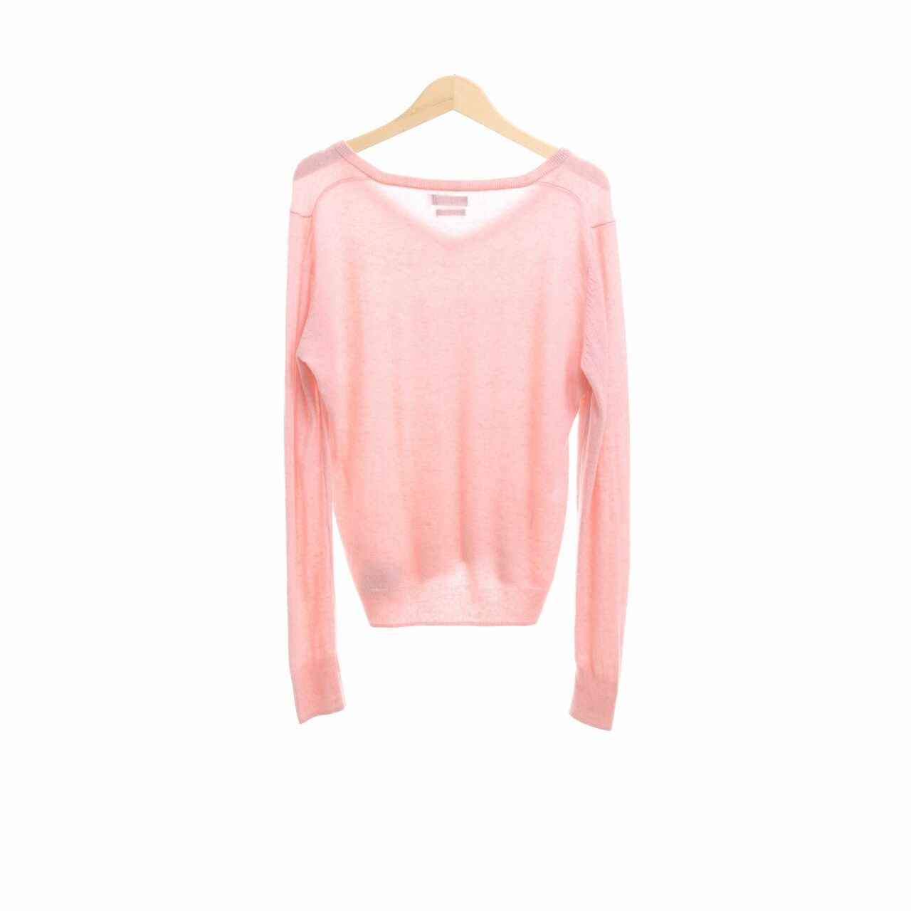 Galeries Lafayette Knit Pink Sweater