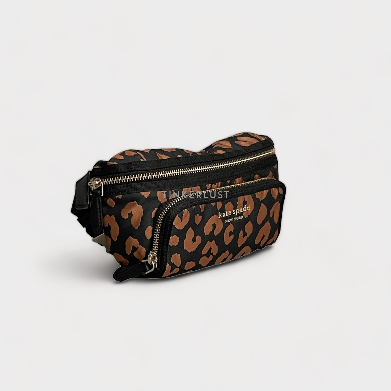 Kate Spade Brown & Black Leopard Belt Bag