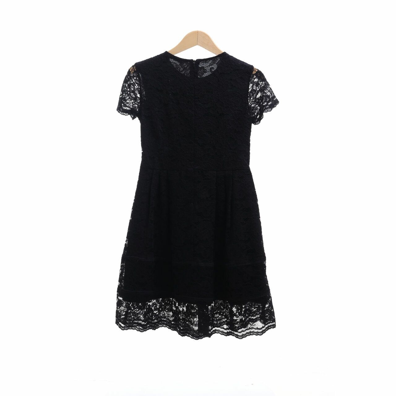 Contempo Black Lace Mini Dress