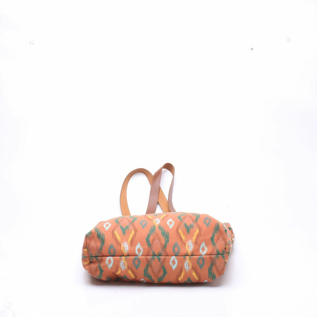 Ikat Indonesia x Starbucks Orange Multi-Pattern Tote Bag