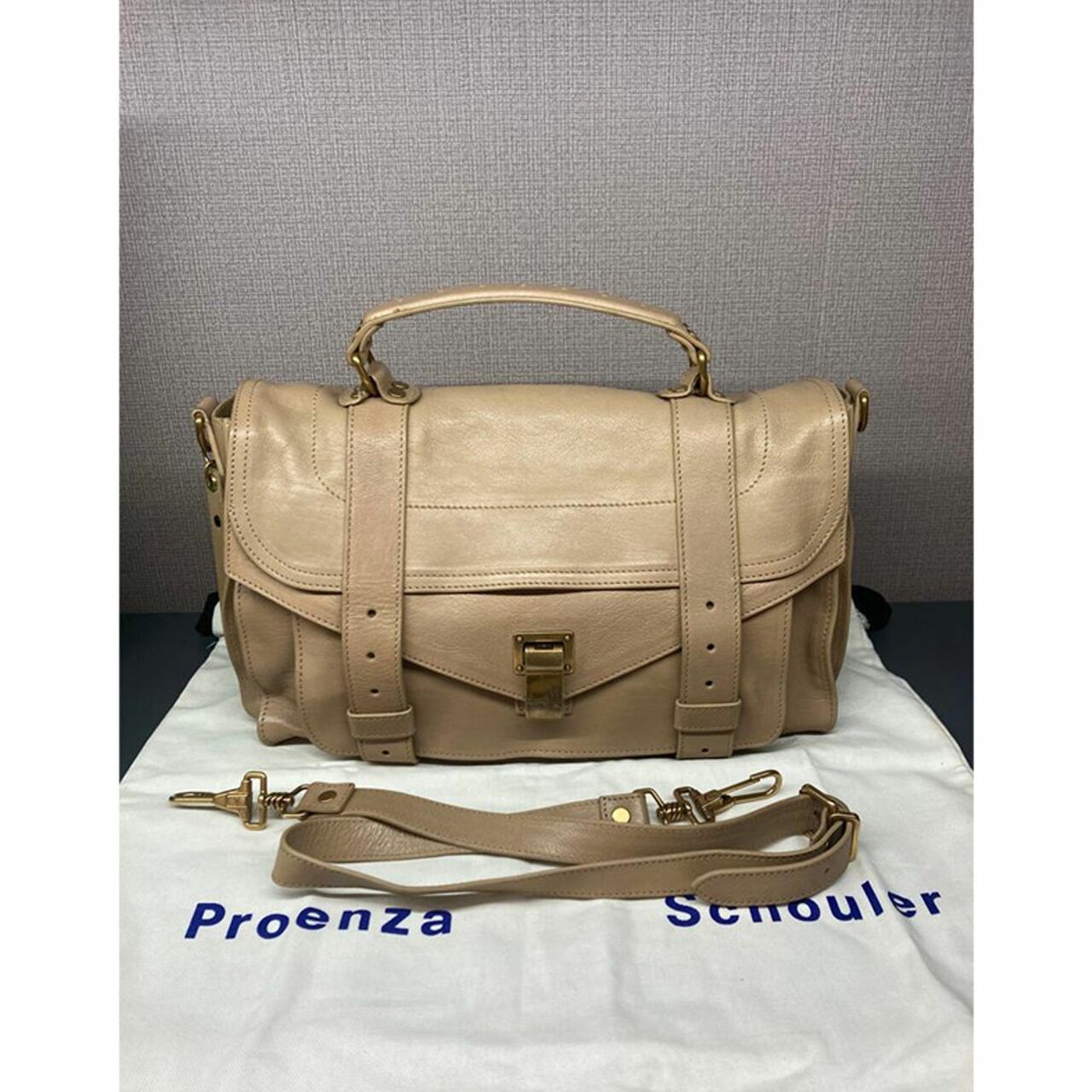 Proenza Schouler Sahara Cream Satchel Bag