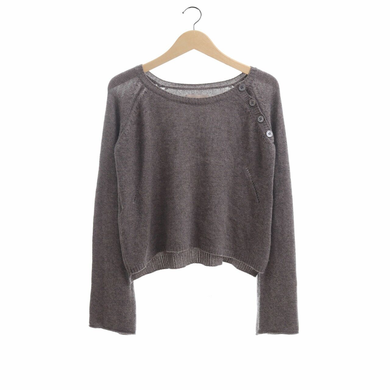 Zadig Voltaire Grey Knit Blouse