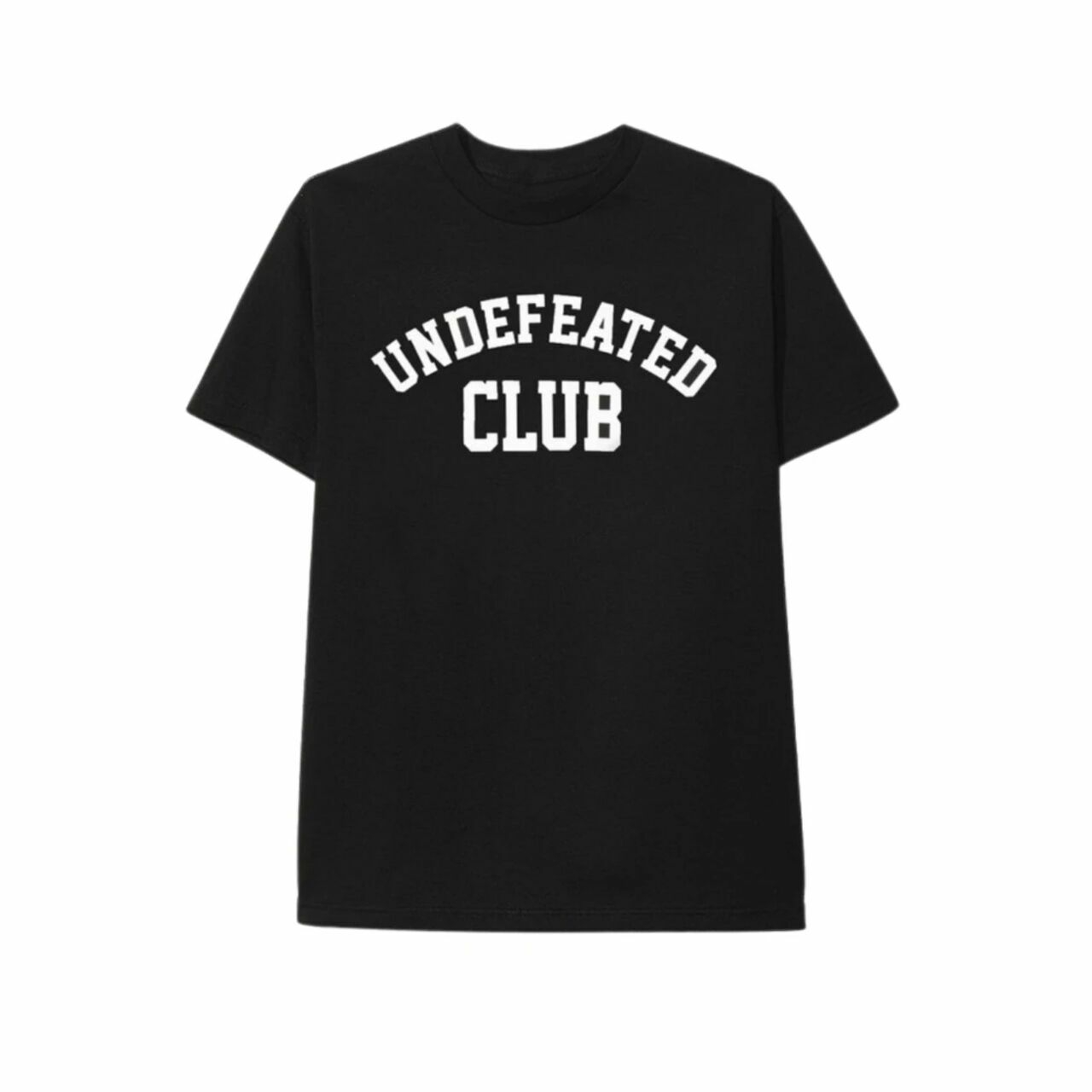 ASSC X Undefeated Balck White Logo Club Black T-Shirt