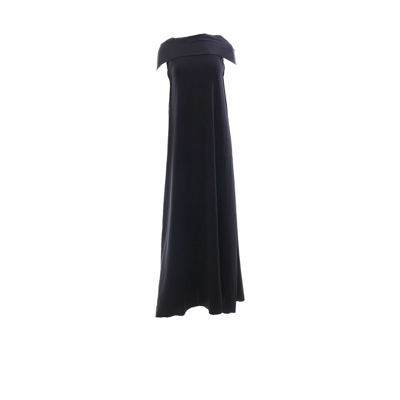 AVGAL Black Unfinished Long Dress