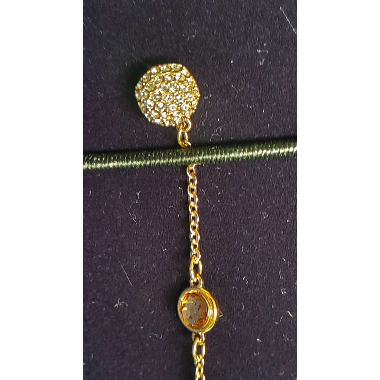 Swarovski Gold Strand Bracelet