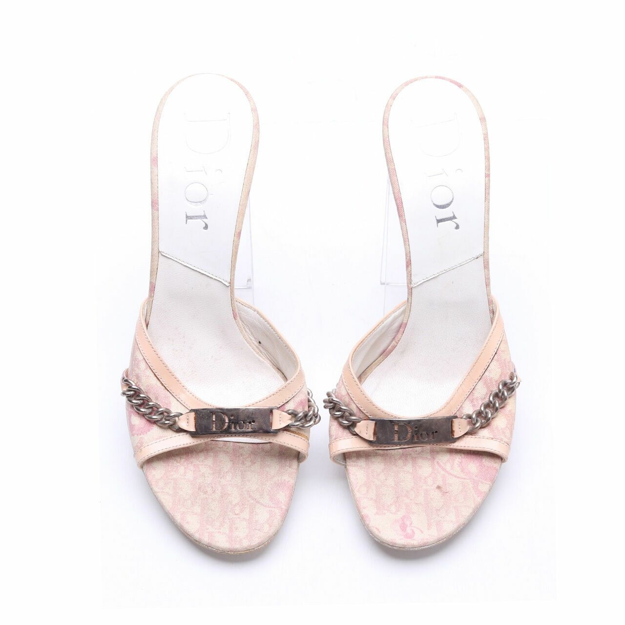 Christian Dior Pink & White Heels
