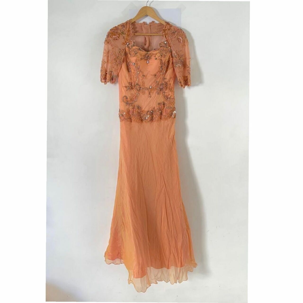 Rusly Tjohnardi Peach Long Dress