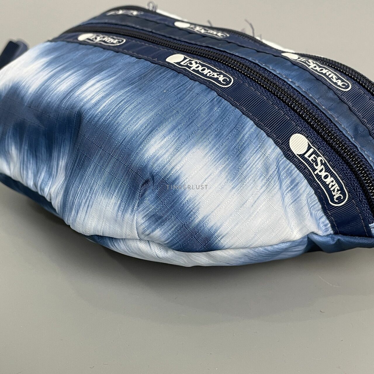 Le Sportsac Blue & White Waist Bag