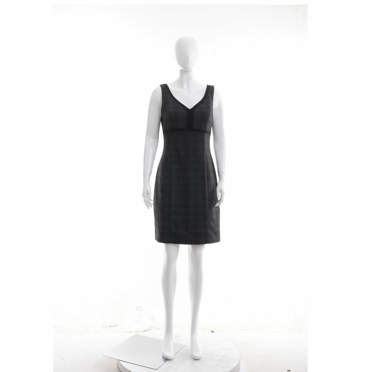 Review Black Tweed Mini Dress