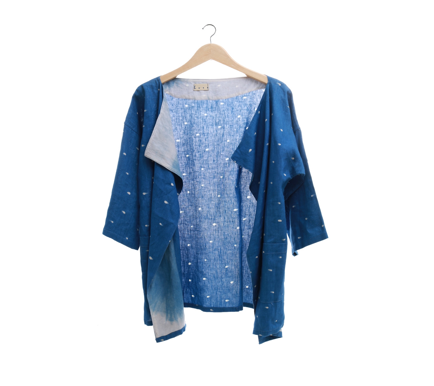 Kana Blue Pattern Outerwear