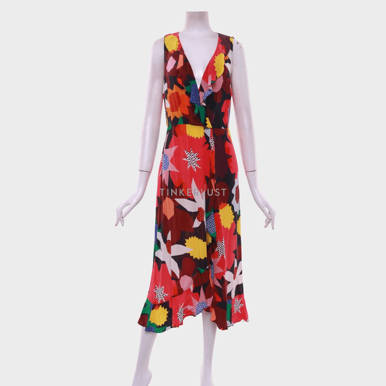 Gorman Multicolor Pattern Midi Dress