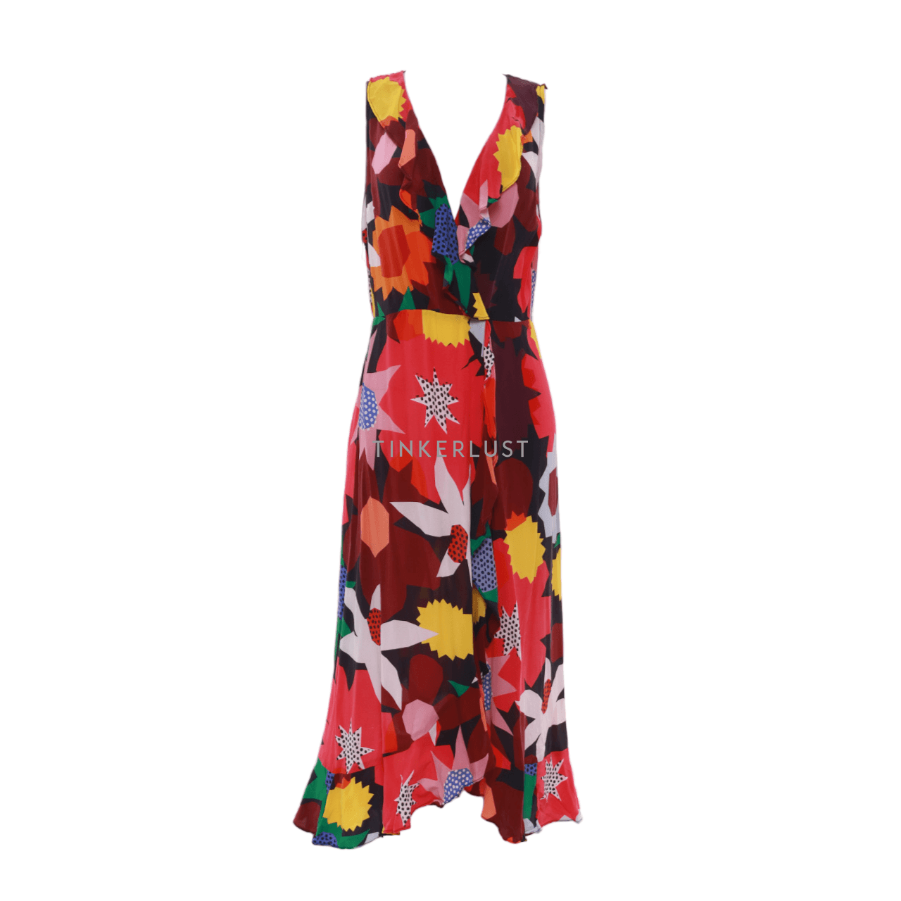 Gorman Multicolor Pattern Midi Dress