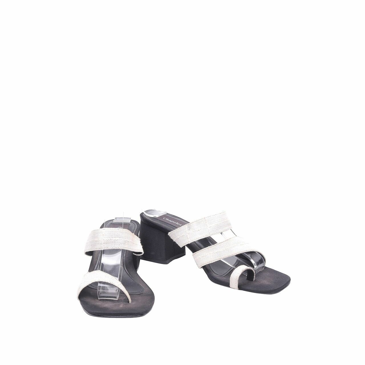 Chapelet Black & White Heels