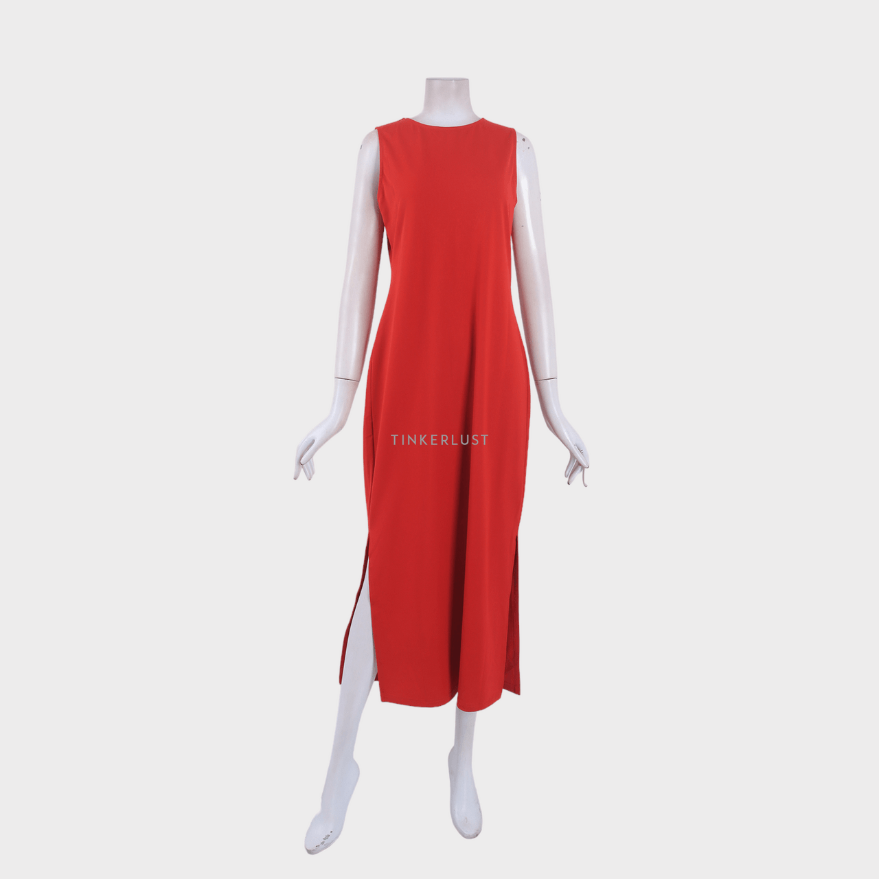 Love, Bonito Red Slit Long Dress