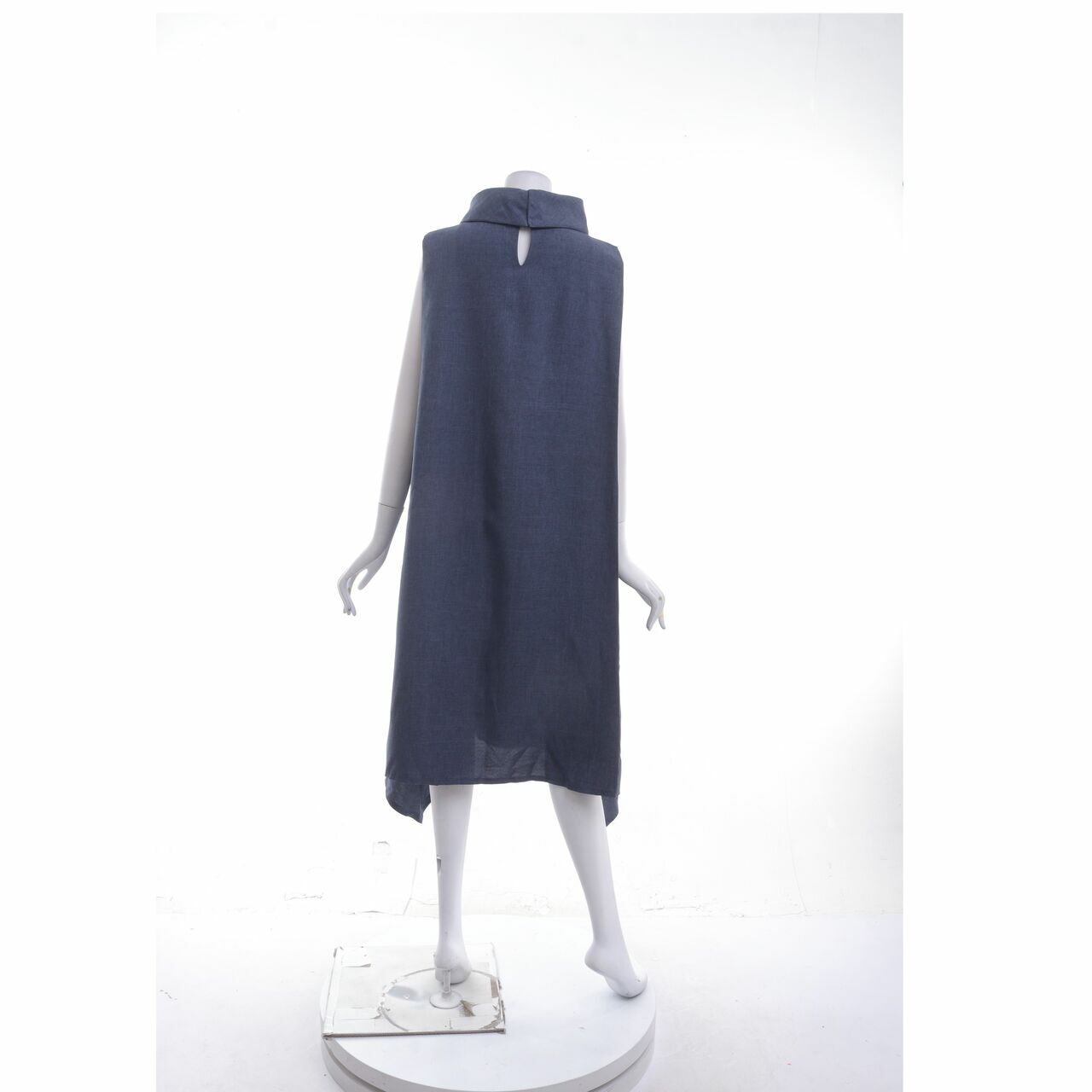 ATS The Label Dark Blue Midi Dress
