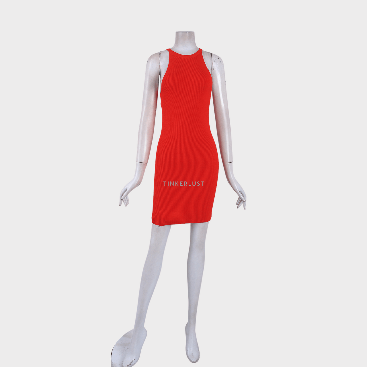 Stradivarius Red Mini Dress