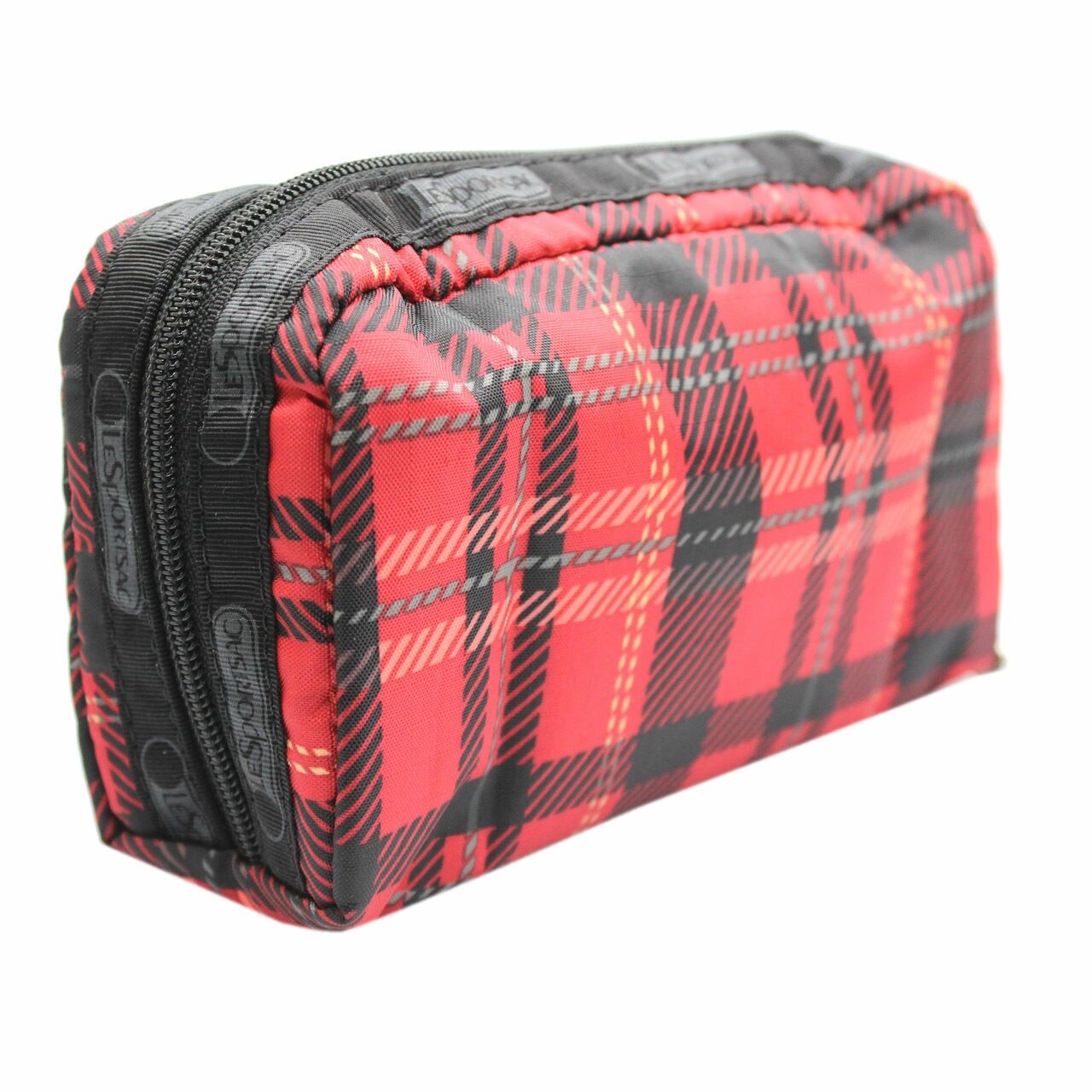 Le Sportsac Red & Black Pouch