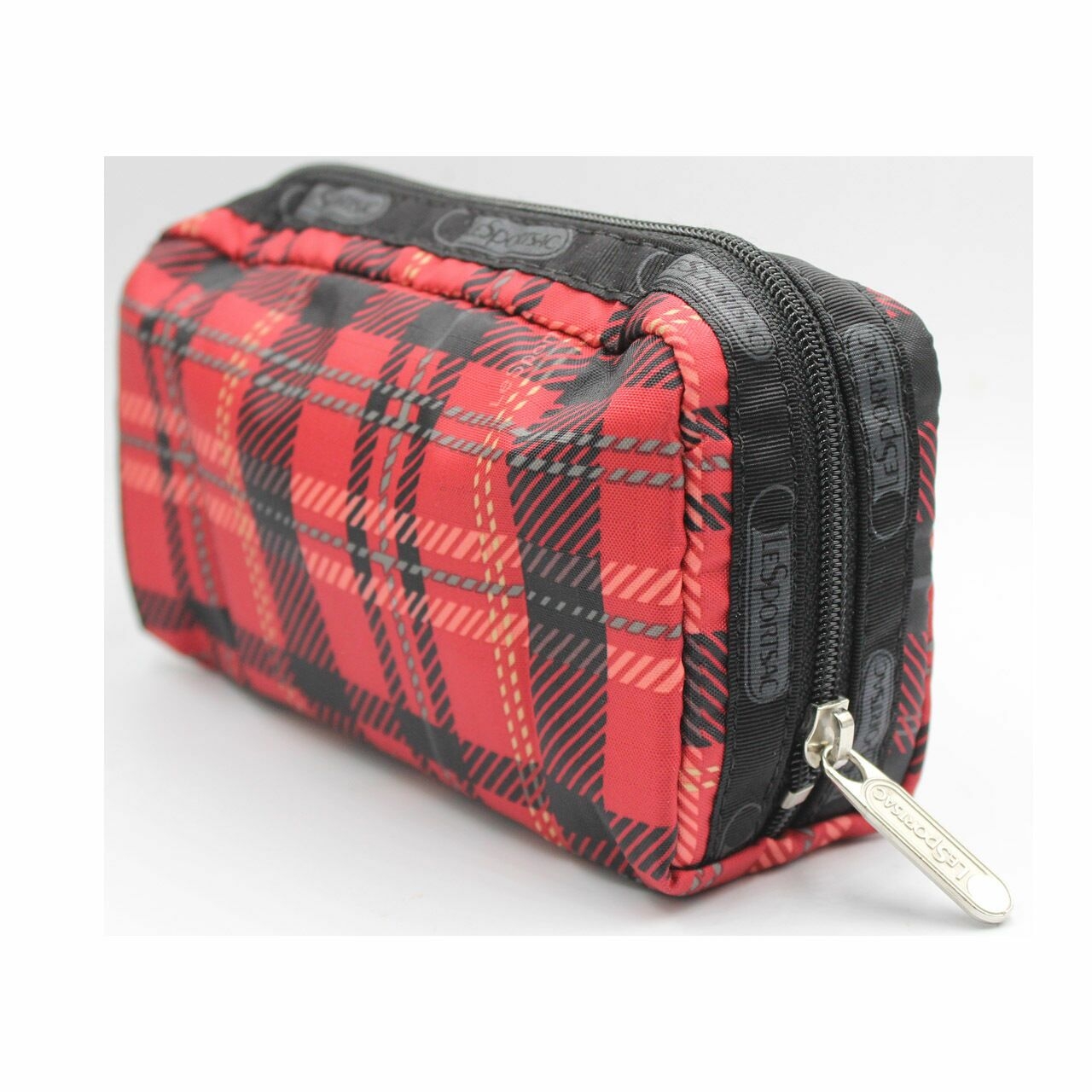 Le Sportsac Red & Black Pouch