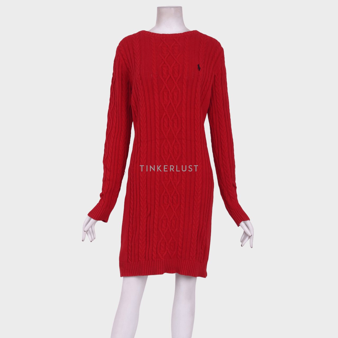Polo Ralph Lauren Red Knit Mini Dress
