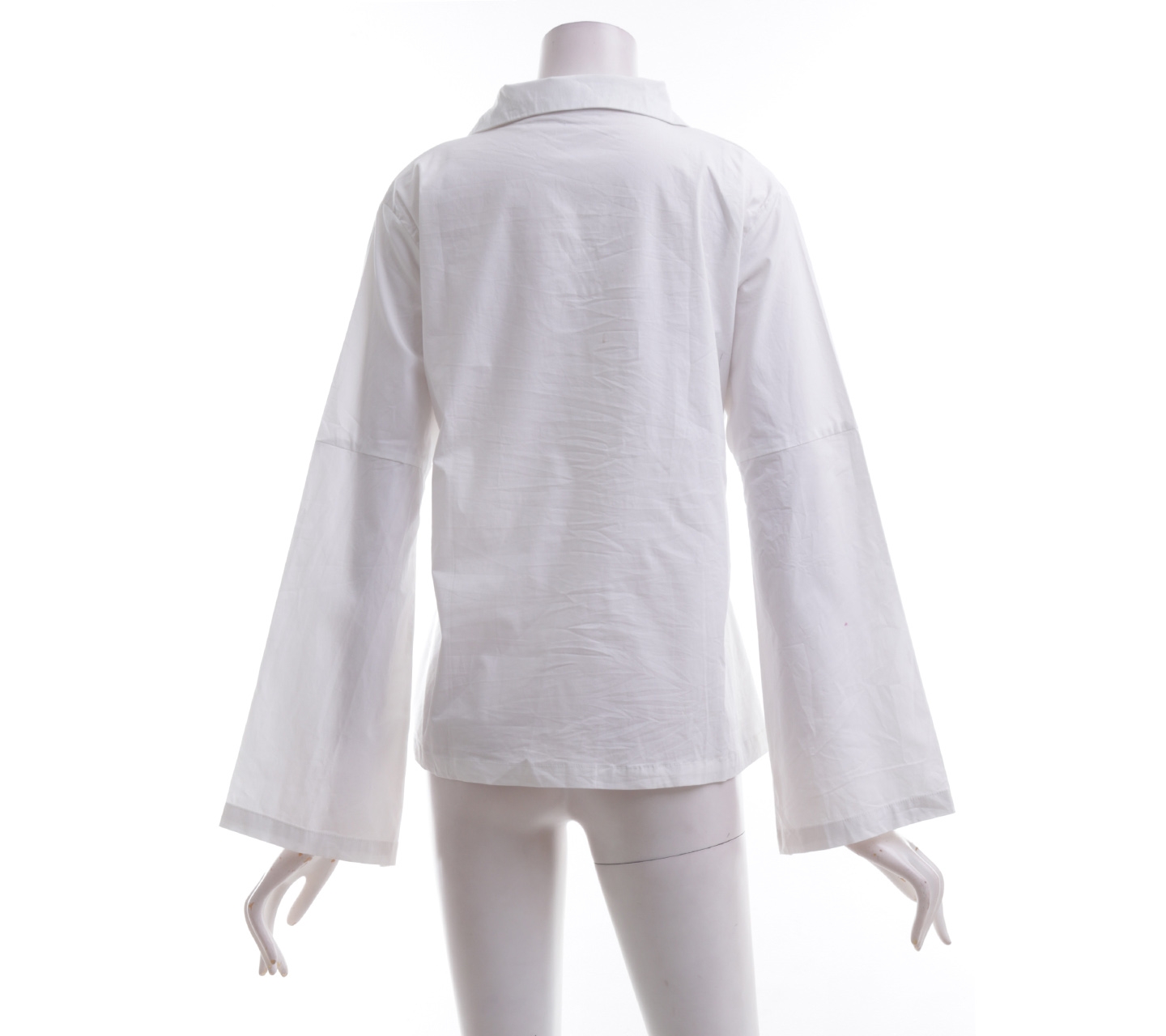 Cut & Lane White Strap Shirt
