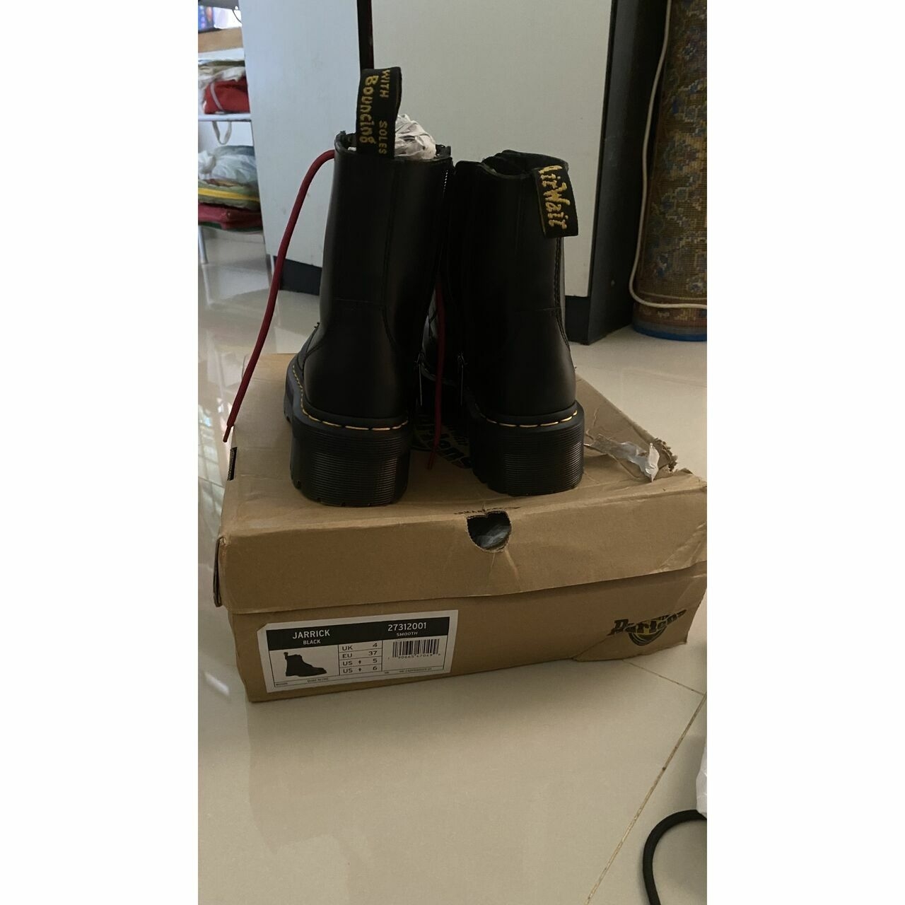 DRMARTENS Black Organic Boots