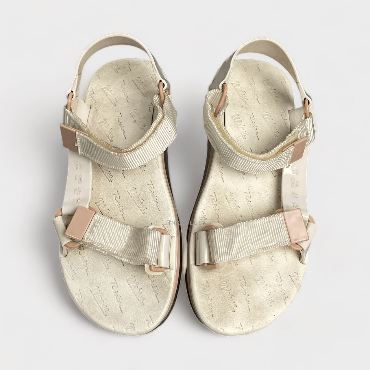 Melissa White Slingback Sandals