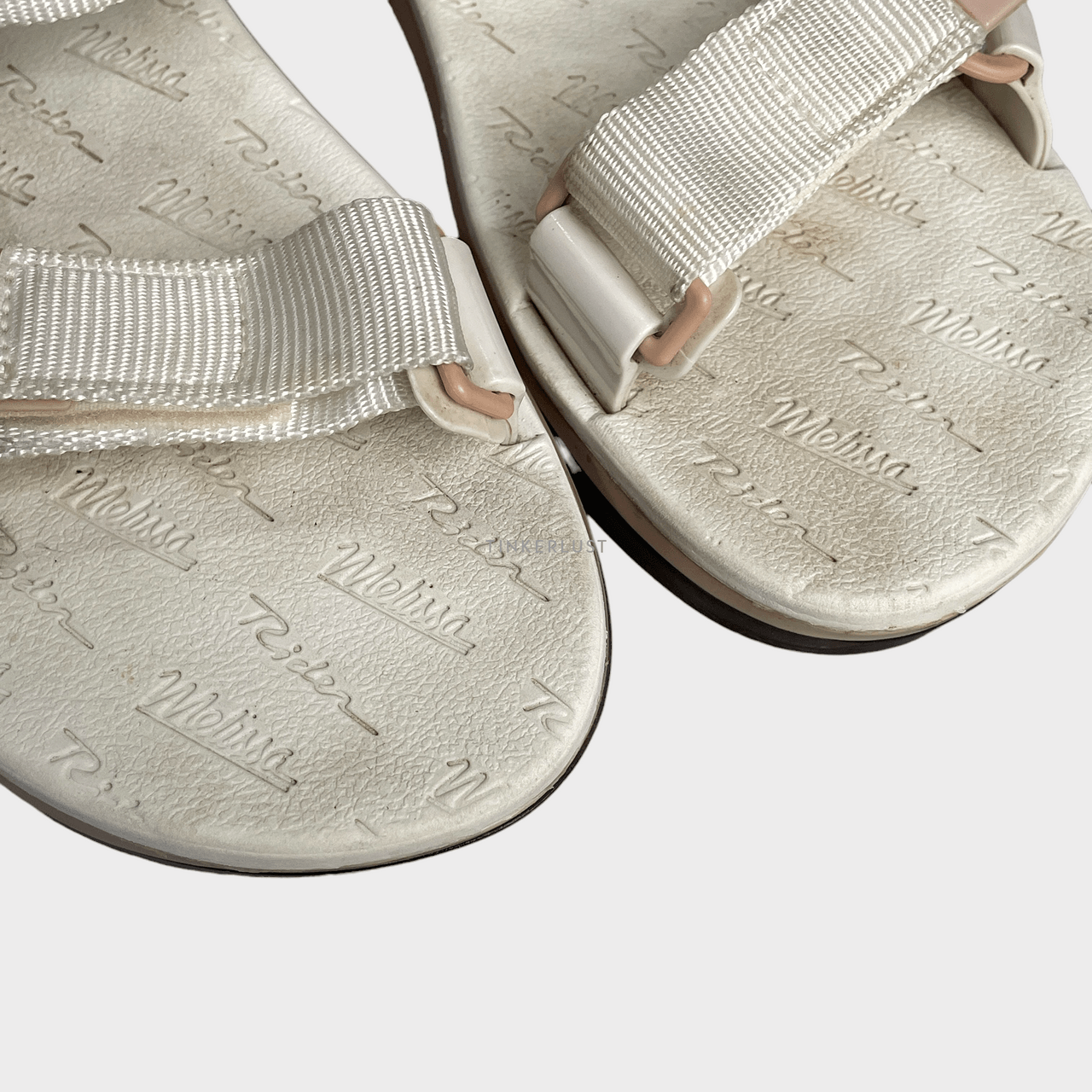 Melissa White Slingback Sandals
