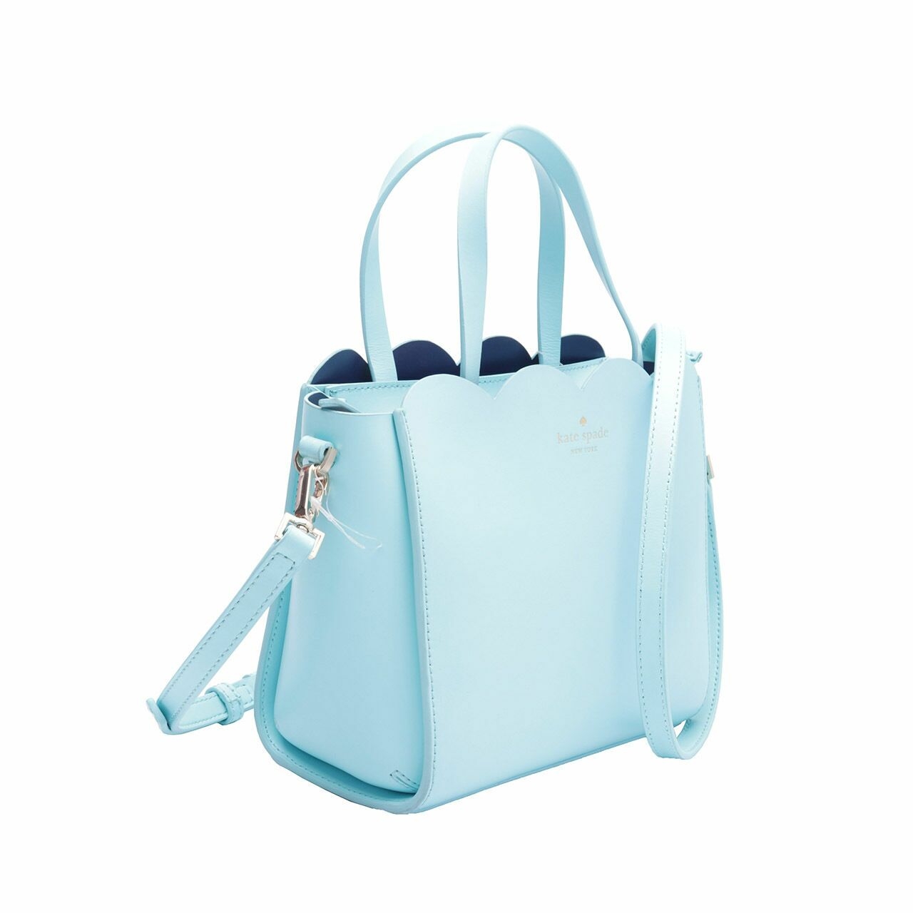 Kate Spade New York Blue Lily Avenue Scalloped Satchel