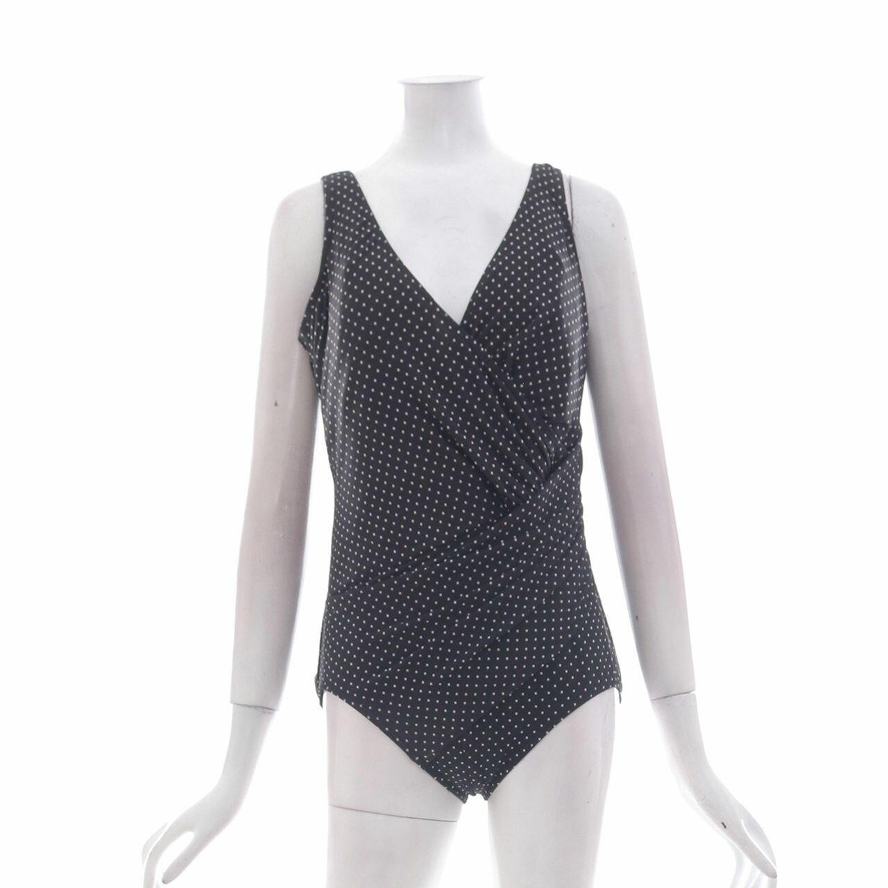 Miraclesuit Black & White Polkadots One Piece