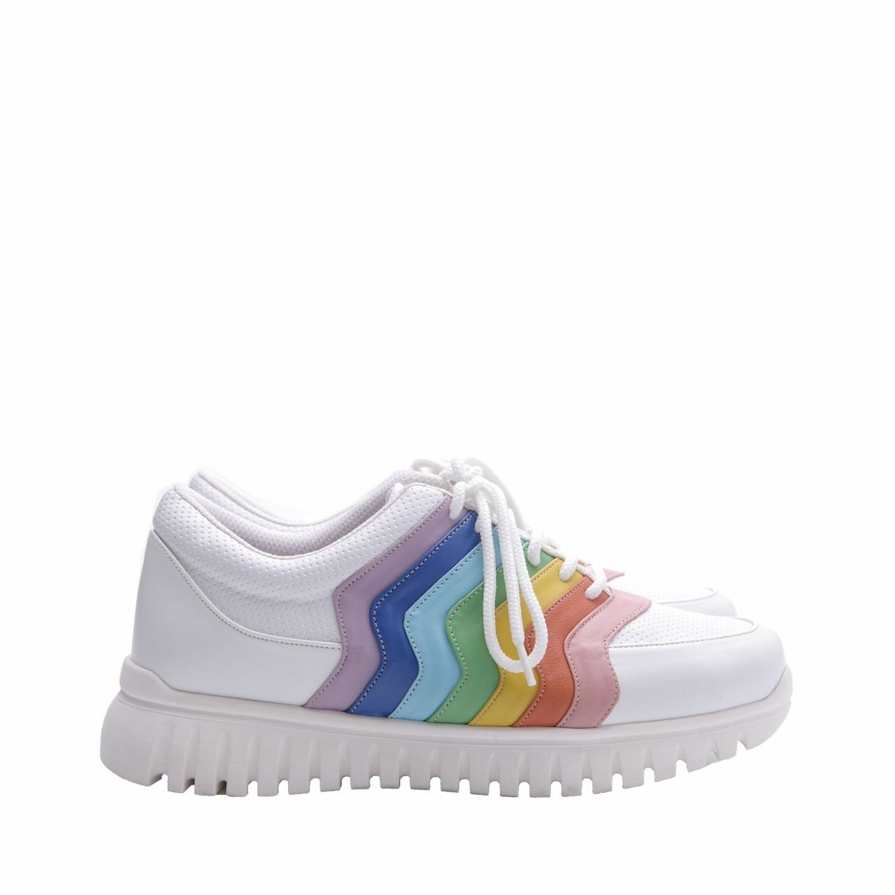 Up White Millie Wave Sneakers