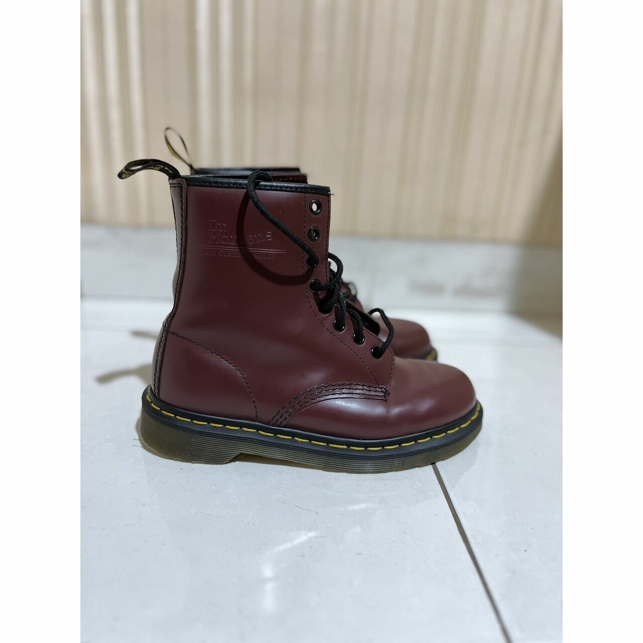 DRMARTENS Maroon Boots
