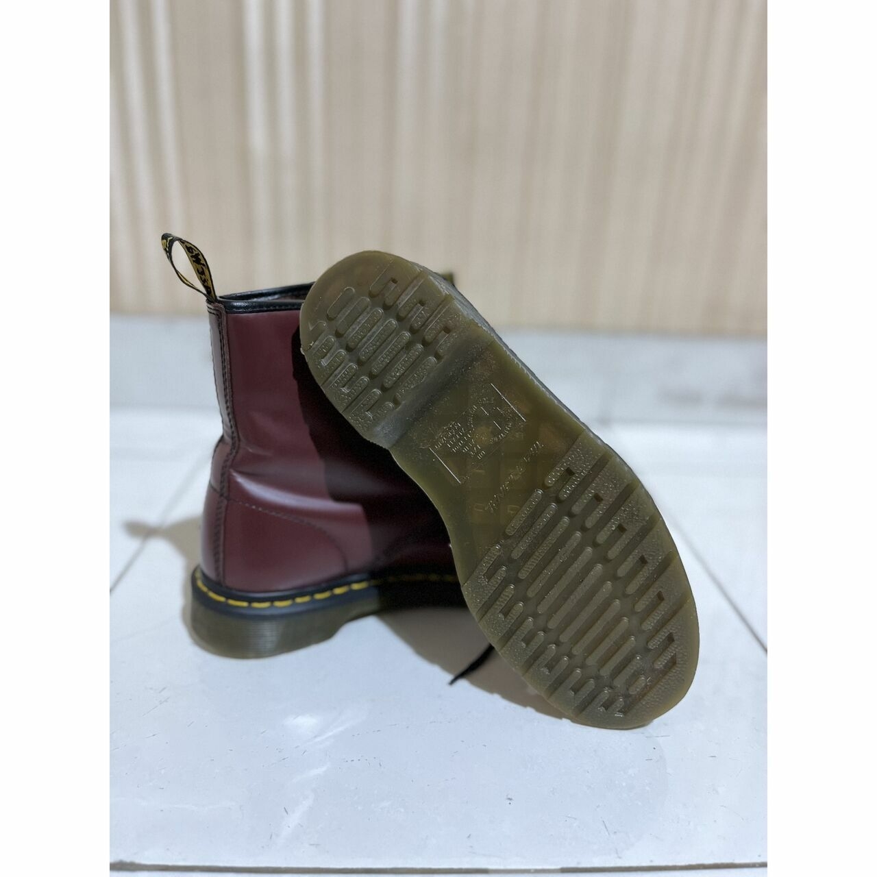 DRMARTENS Maroon Boots