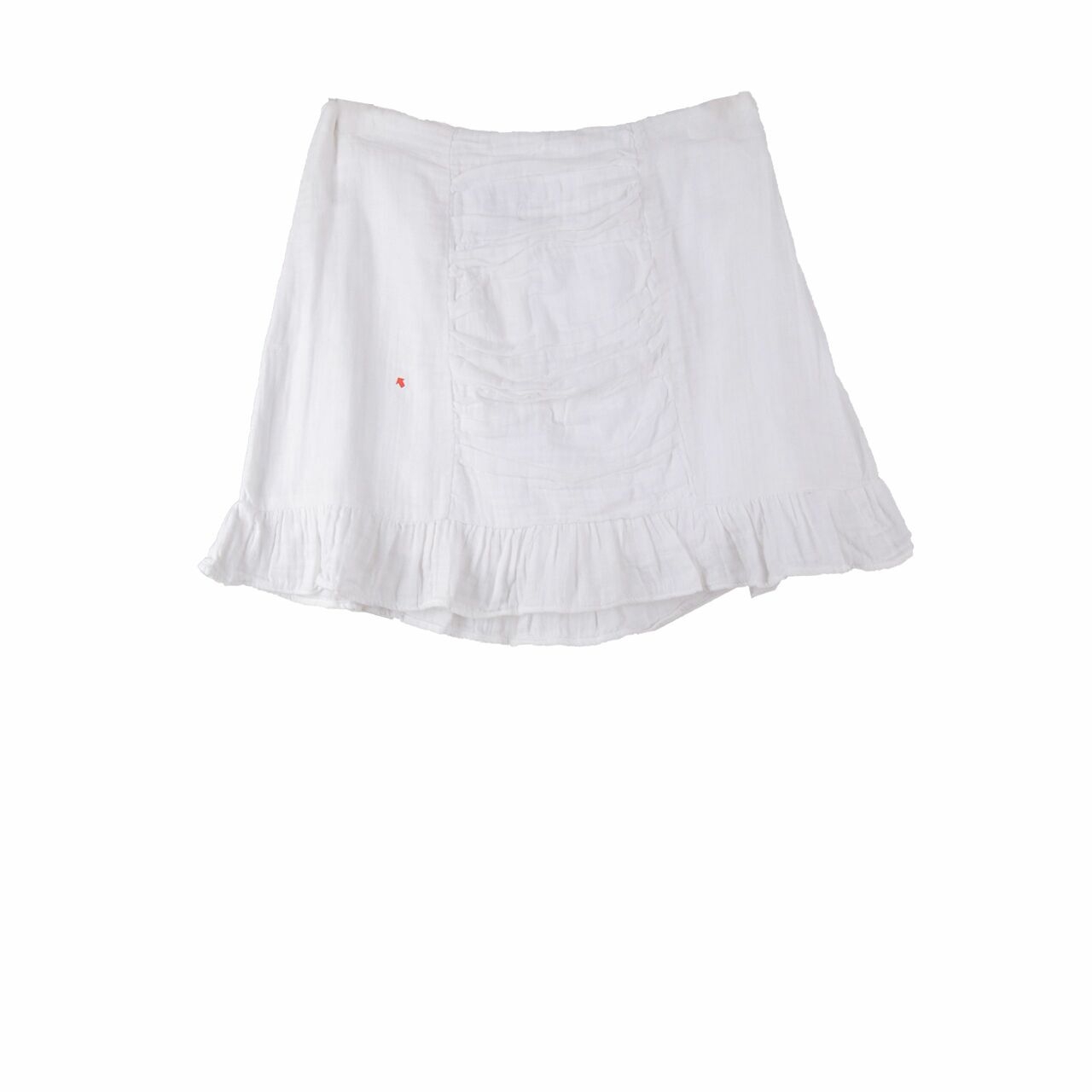 Bamboo Blonde White Mini Skirt
