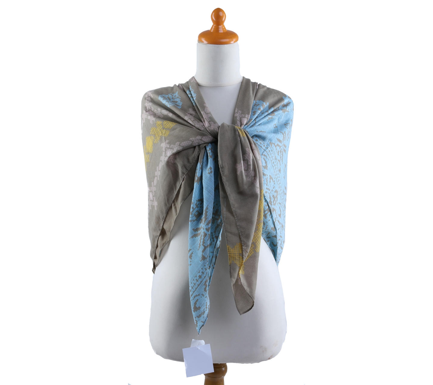 Multi Colour Patterned Scarf