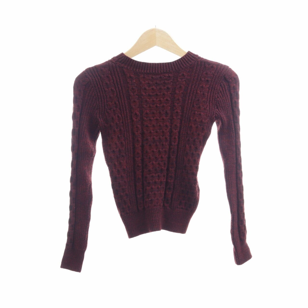 American Apparel Maroon Knit Sweater