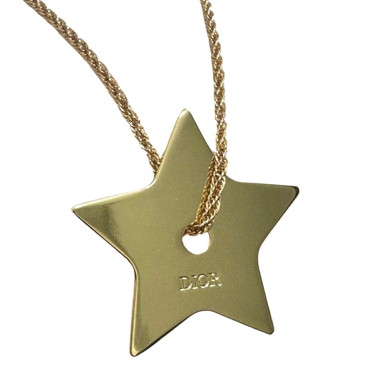 Christian Dior Gold Star Pendant Charm
